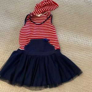 Red white and blue dress - 4T